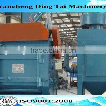 Rubber belt sandblasting machine/Tumble shot blasting machine for small metal works