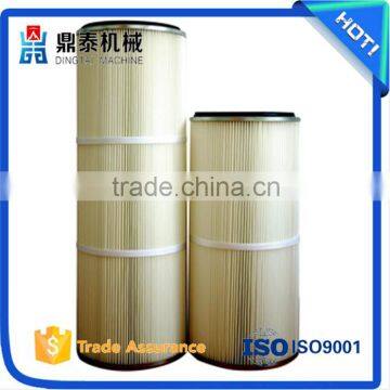 Pulse type dust collector filter cartridge, filter drum