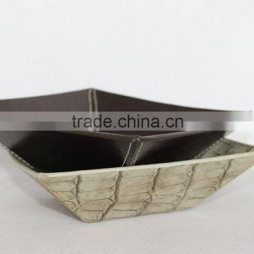 Professional Faux Leather Storage Tray/Square Cardboard Storage Tray photo-3