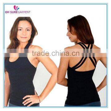 womens supplex/spandex dry fit yoga top