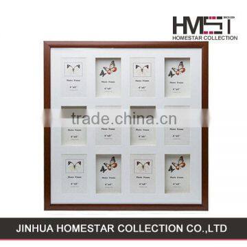 High quality fashion design butterfly glass photo frame