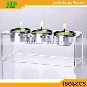 2014 Hot Sale Tea Candle Stand Acrylic Displayer for Candle Holder