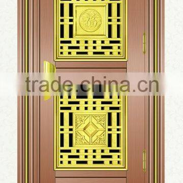 Mordern house used stainless steel exterior front door designs seam door