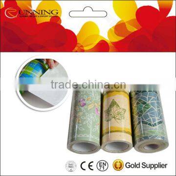 Colorful printed PVC vinyl self adhesive decorative borders for walls