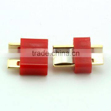 T Shape Plug and Socket, 24k Gold Connector Plug photo-2