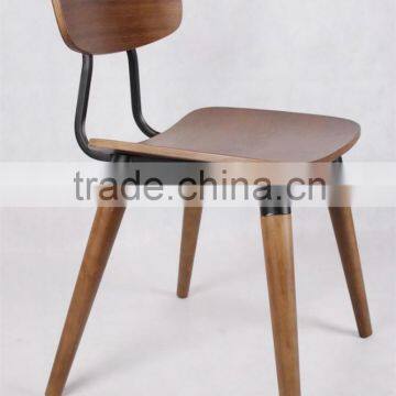 2016 New Design Restaurant Furniture Walnut/Ash Wood Dining Chair photo-2