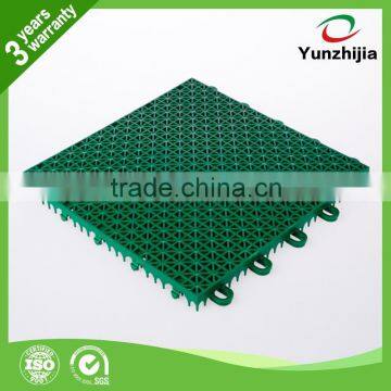 Single Layer Interlocking Plastic Sport Court Flooring With Cross Shape photo-2