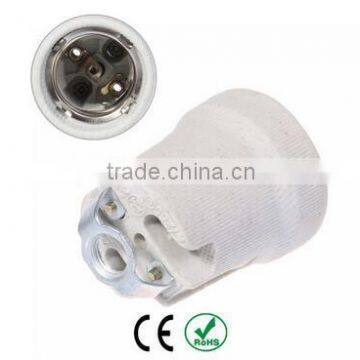 Porcelain Ceramics E27 Light Bulb Lamp Socket Base Holder photo-2