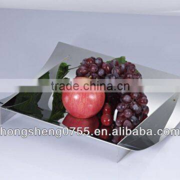 elegent fruit serving tray for luxury hotel,home,star restaurant decoration