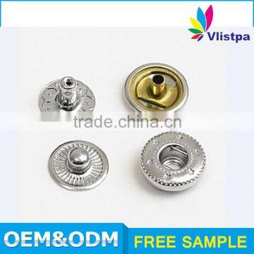 Fashion Wholesale Quality Metal 18mm Custom Printed Snap Buttons photo-5