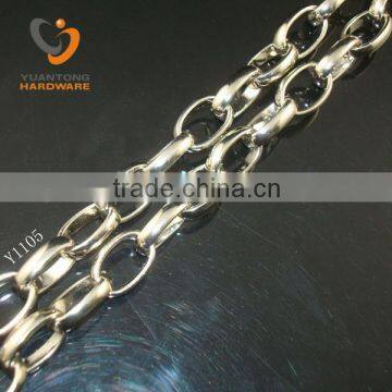 16.3mm hanging nickel plated O shape belt chain