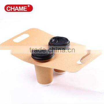 Coffee cup in packaging& printing/hot sale Coffee cup carrier with handle