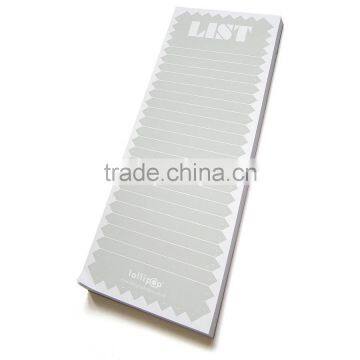 sticky memo pad/magnetic notepad/fridge magnet note pad