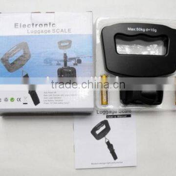 50kg/10g Portable LCD Digital Pocket Scale Electronic Hanging Luggage Weight photo-2