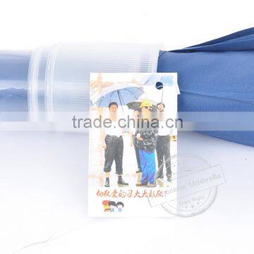 Promotional Low Price Telescopic Plastic Cover Umbrella photo-3