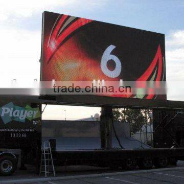 160*160MM P10 Full Color Free China HD P10rgb Led Display for Outdoor Advertising photo-6