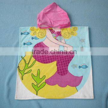 Hooded Chaning Robe Poncho Towel