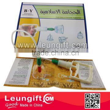 Family Use 24 Thicken Cups Arabic language Cupping Set Home Cupping Massager
