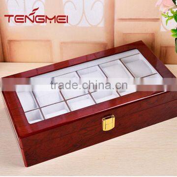 12 slots watch storage box wooden watch box