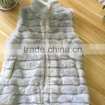 100% polyester fur vest