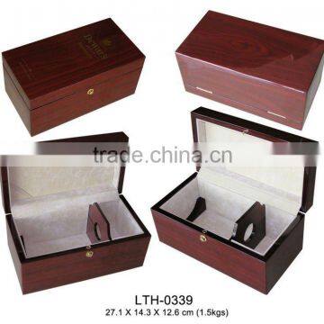 custom wooden wine packing box wholesale wine gift set