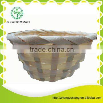 Woven bamboo material household package basket