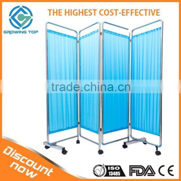 Anti-rust Stainless Steel Hospital Folding Screens Room Dividers