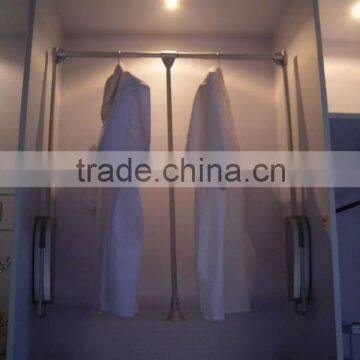 Chrome Plated Pull Down Wardrobe Rail,closet accessories