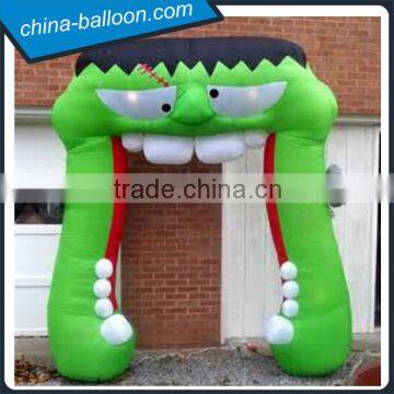 Halloween monster arch/ cartoon inflatable scared arch for party/decoration