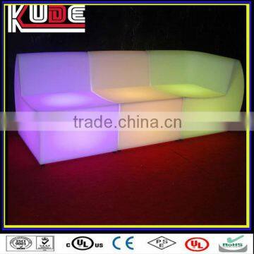 LED illuminated China Furniture unique sectional sofas cheap sectional sofa