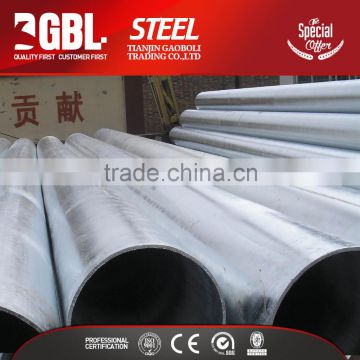 thick wall round galvanised seamless steel tube 35