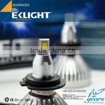 EKLIGHT Unique design 6-30V DRL function Pure copper tower H15 auto led headlight