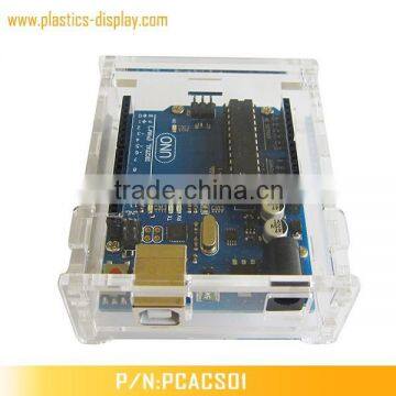2015 Acrylic Clear Plastic Enclosure Case Box for UNO R3 or UNO R3 Compatible photo-3