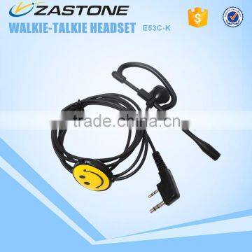 Wired two way radio earphone & headset E53C-K for BaoFeng/HYT/TYT/ZASTONE Walkie Talkie