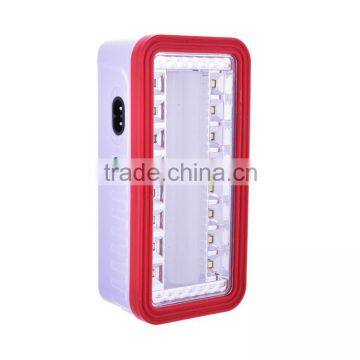 2016 Africa best selling energy saving rechargeable 16*2835 SMD+1tube LED emergency light