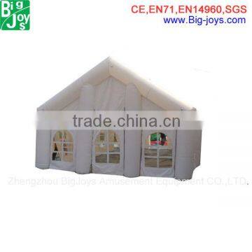 Giant low price large inflatable log cabin tent house tent retail