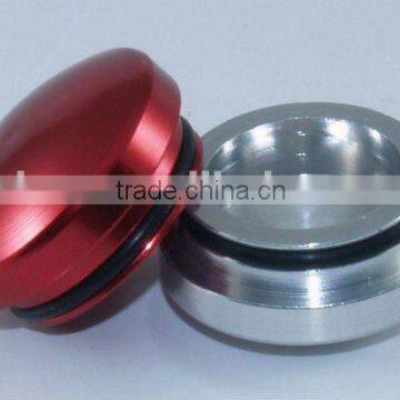 CNC turning parts aluminum end cap