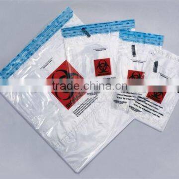 biohazard specimen transport poly bag