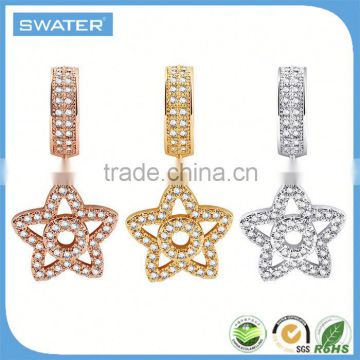 Gift Women'S 2016 Gold Copper Star Bracelet Charms