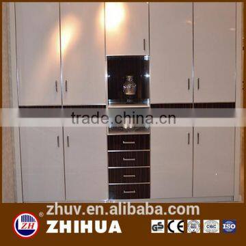 Glossy Melamine MDF Wardrobe