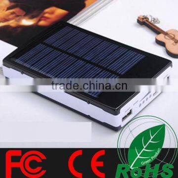 From factory supplier real capacity 8000mAh solar power bank charger