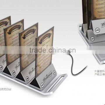 Trending Products 2016 Advertising Power Bank Restaurant for Menu Stand