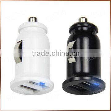 Electronic Gadget Gift LED Car Charger For Samsung Iphone Dual USB 2.4A Best Car Charger