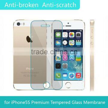 home button sticker for Iphone with tempered glass film for Iphone5/5c/5s