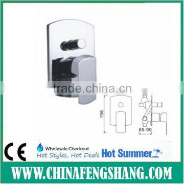 Zhejinag manufactory Square Brass Bath Shower faucet with divertor