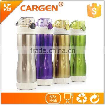 Curved Shape Insulated Sport Stainless Steel Water Bottle photo-3