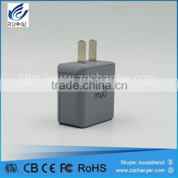 China oem manufacturer 2 amp usb wall charger