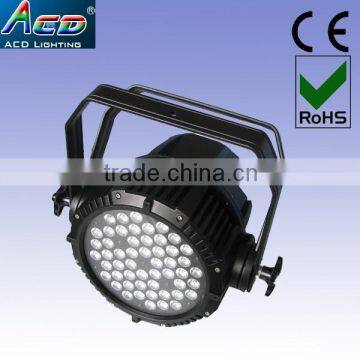 54*3w RGBW 4color IP65 outdoor led par 64 stage light