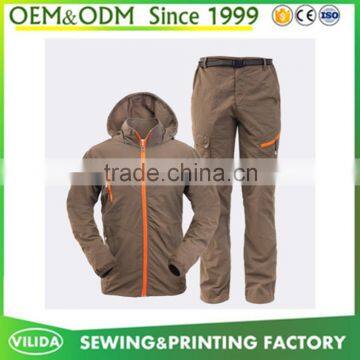 Custom High Quality Outdoor Dry-fit Sport Tracksuit Mountaineering Clothing photo-6