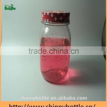 xuzhou food storage jars, glass jar with metal lid wholesale